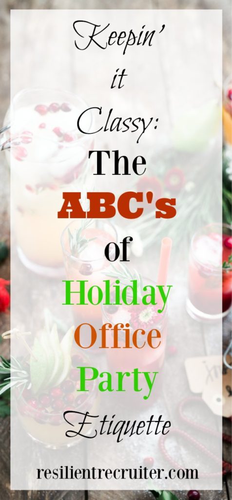 The ABC's of Holiday Office Party Etiquette