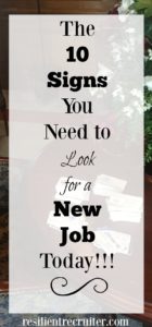 10 Signs to Look for a New Job