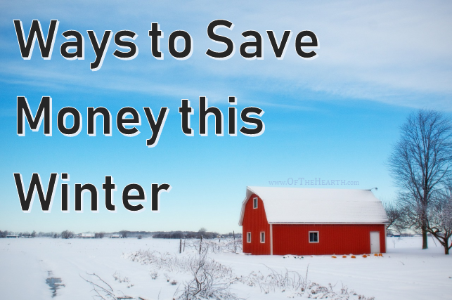 Ways to Save Money This Winter