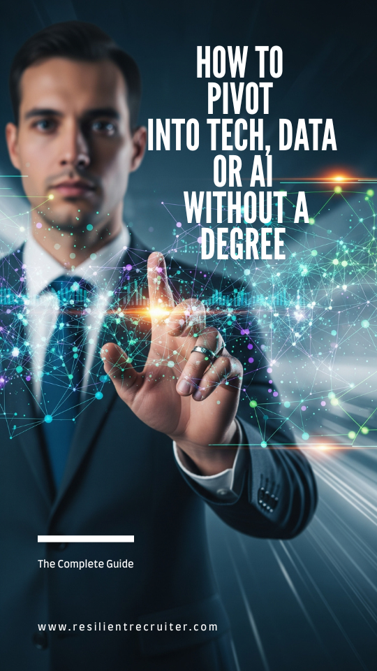 How to Pivot Into Tech, Data or AI Without a Degree