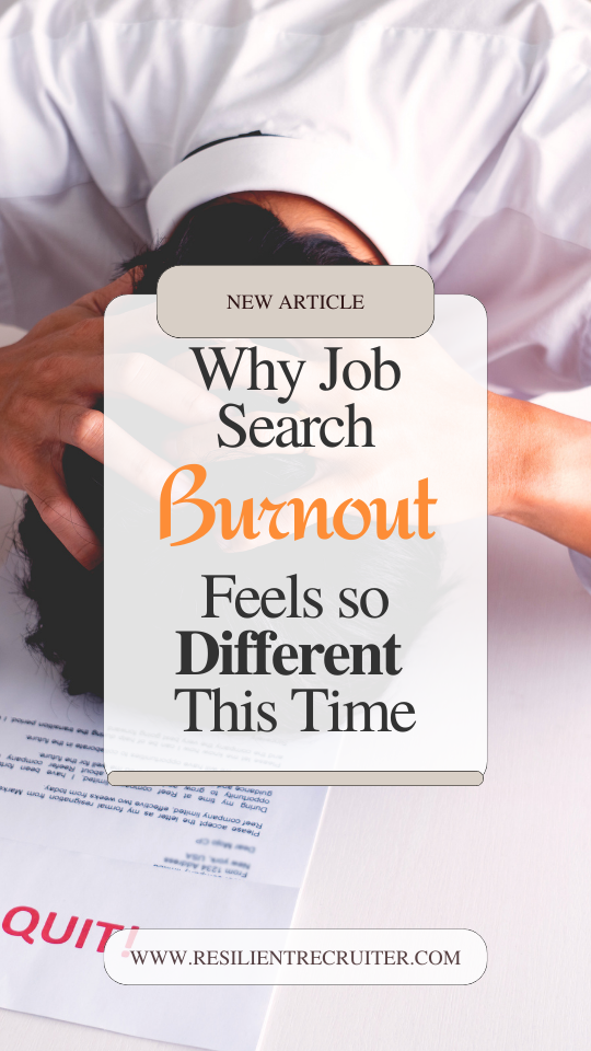 Why Job Search Burnout Feels So Different This Time