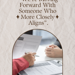 We're Moving Forward With Someone Who More Closely Aligns. Here's What That Word is Actually Covering For.