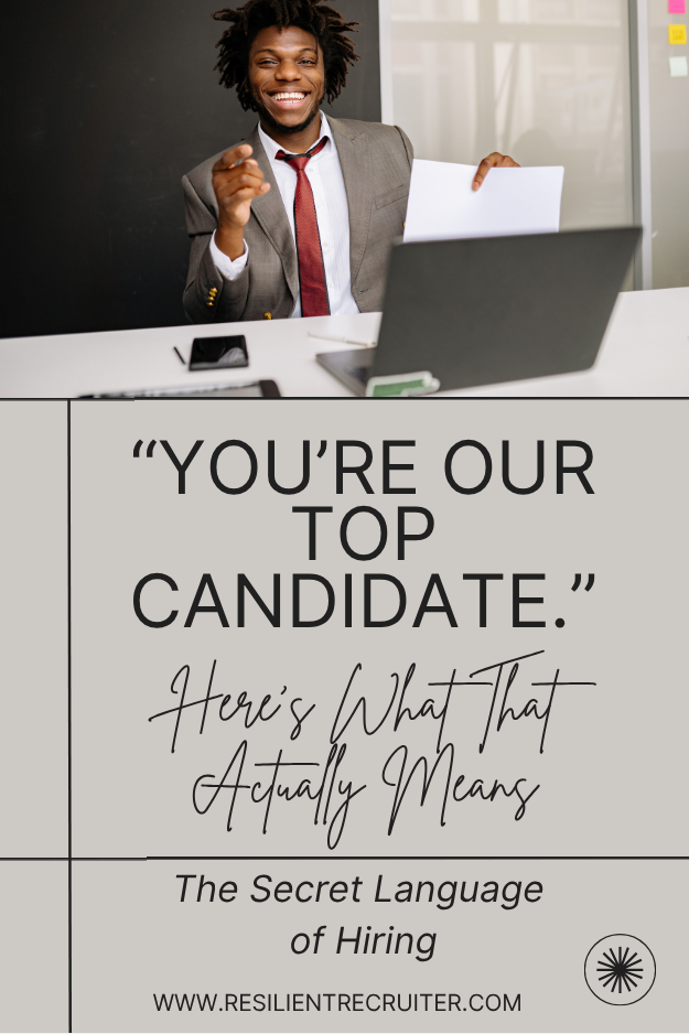 You're Our Top Candidate. Here's What that Means and What it Doesn't.